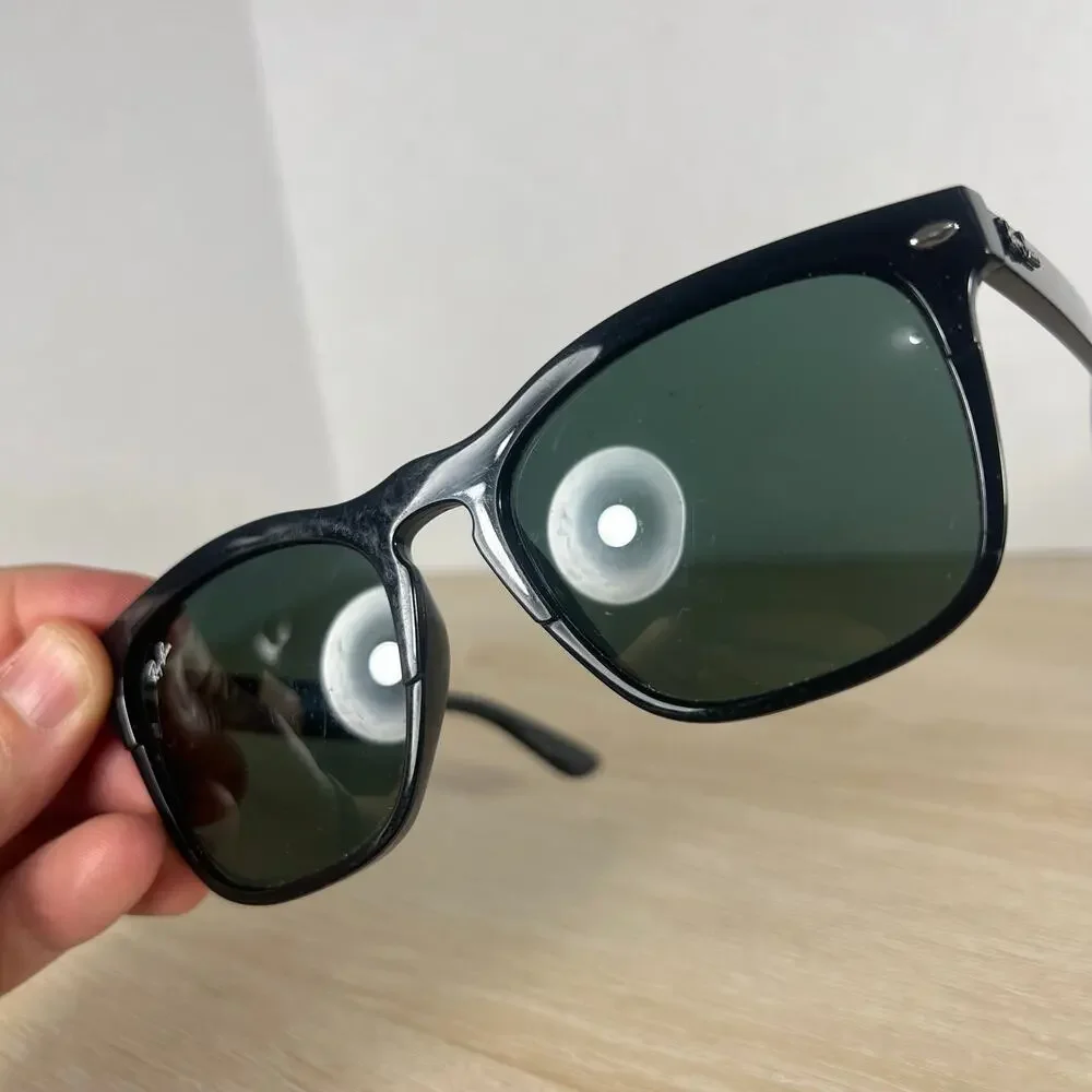 Ray-Ban RB4487-F Steve 6629/71 Sunglasses Polished Black 54-18-145 Italy